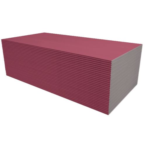 KNAUF Red ugunsizturīgs reģipsis (ģipškartons) 1200x2600x12,5mm