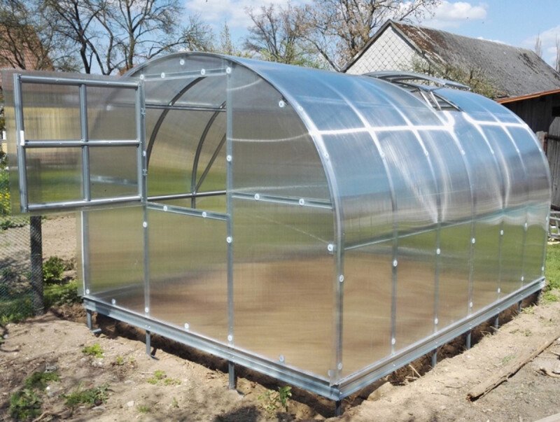 TOP PRECE! Siltumnīca KLASIKA 12 ar pamatiem un 4mm polikarbonāta pārklājumu (4x3m; 12m2) - Image 4