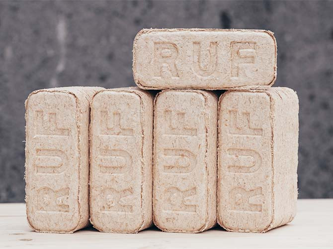 Skujkoku briketes RUF, 10 kg, Ražotas Latvijā (+12% PVN privātpersonām) - Image 3